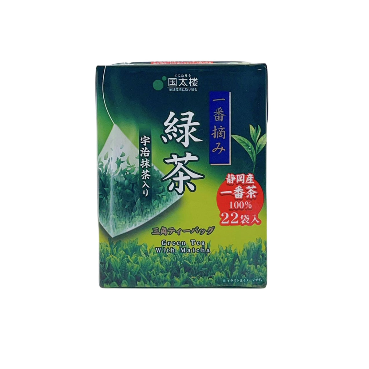 【國太樓】第一採宇治抹茶綠茶茶包（22包入）39.6g